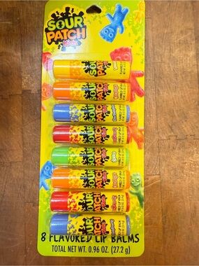 Sour Patch Kids Flavored Lip Balm Pack - Bright Multi 8 Sticks